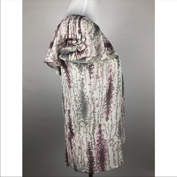 LC Lauren Conrad Flowy Print Blouse Size XS - Picture 2 of 5